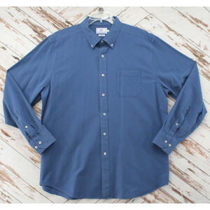 Southern Tide SkipJack Dress Shirt Men’s XL Blue Classic Fit Stretch 100% Cotton